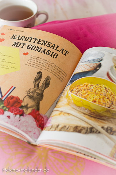 Karottensalat mit Gomasio, Pink Elephant Cooking, vegan, Helene Holunder
